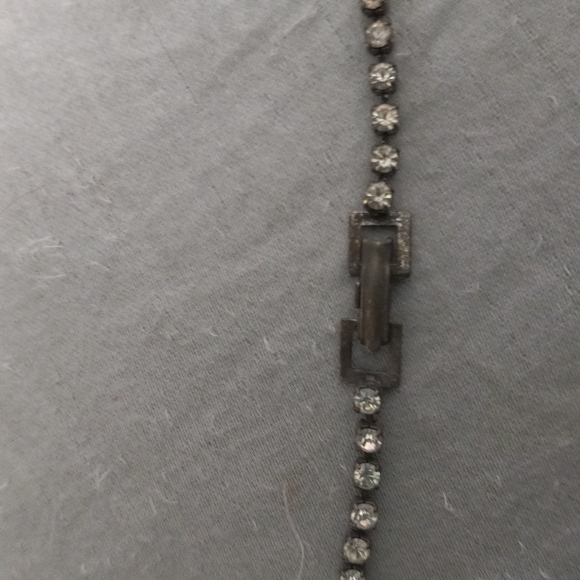 Vintage Pink Morganite & Rhinestones neckless - Picture 2 of 4